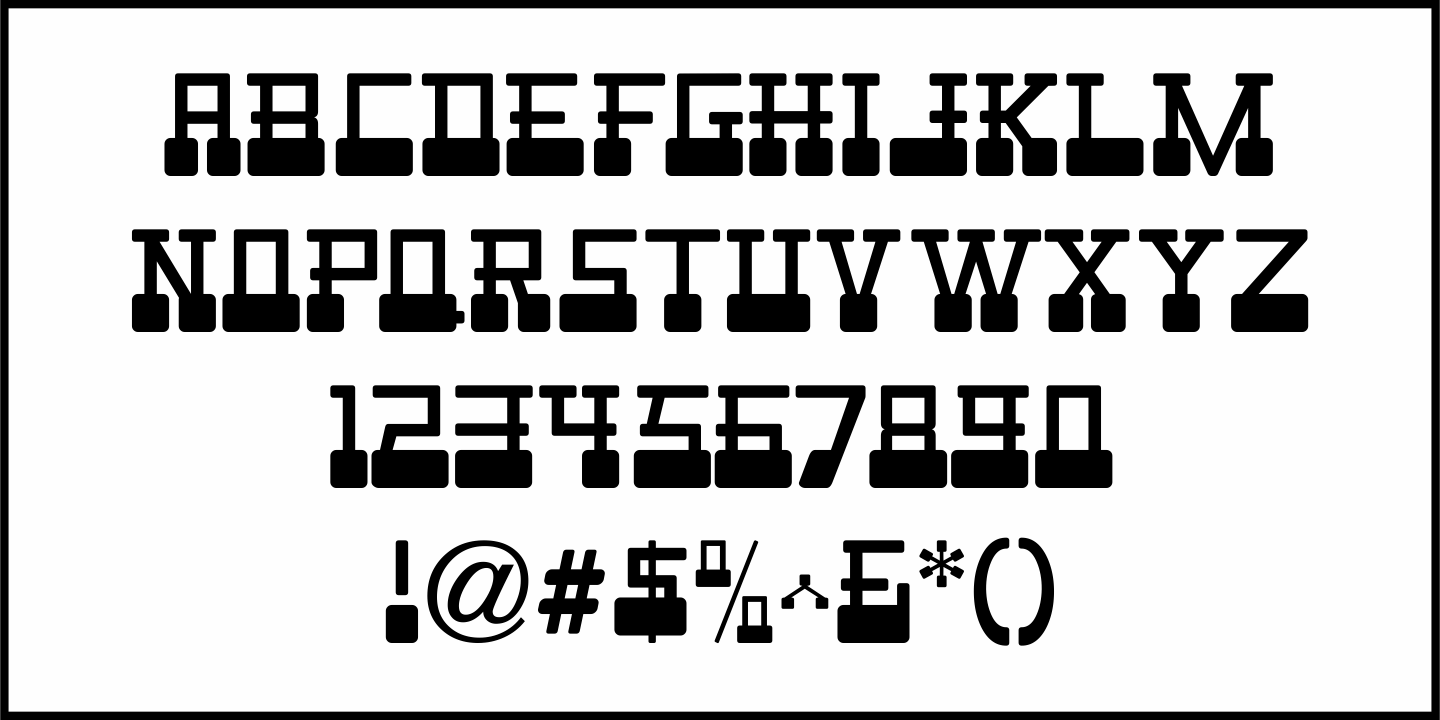 Space Traveler Font Poster #3