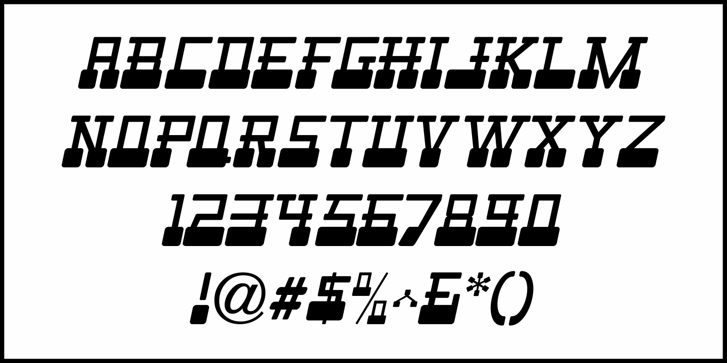 Space Traveler Font Poster #5