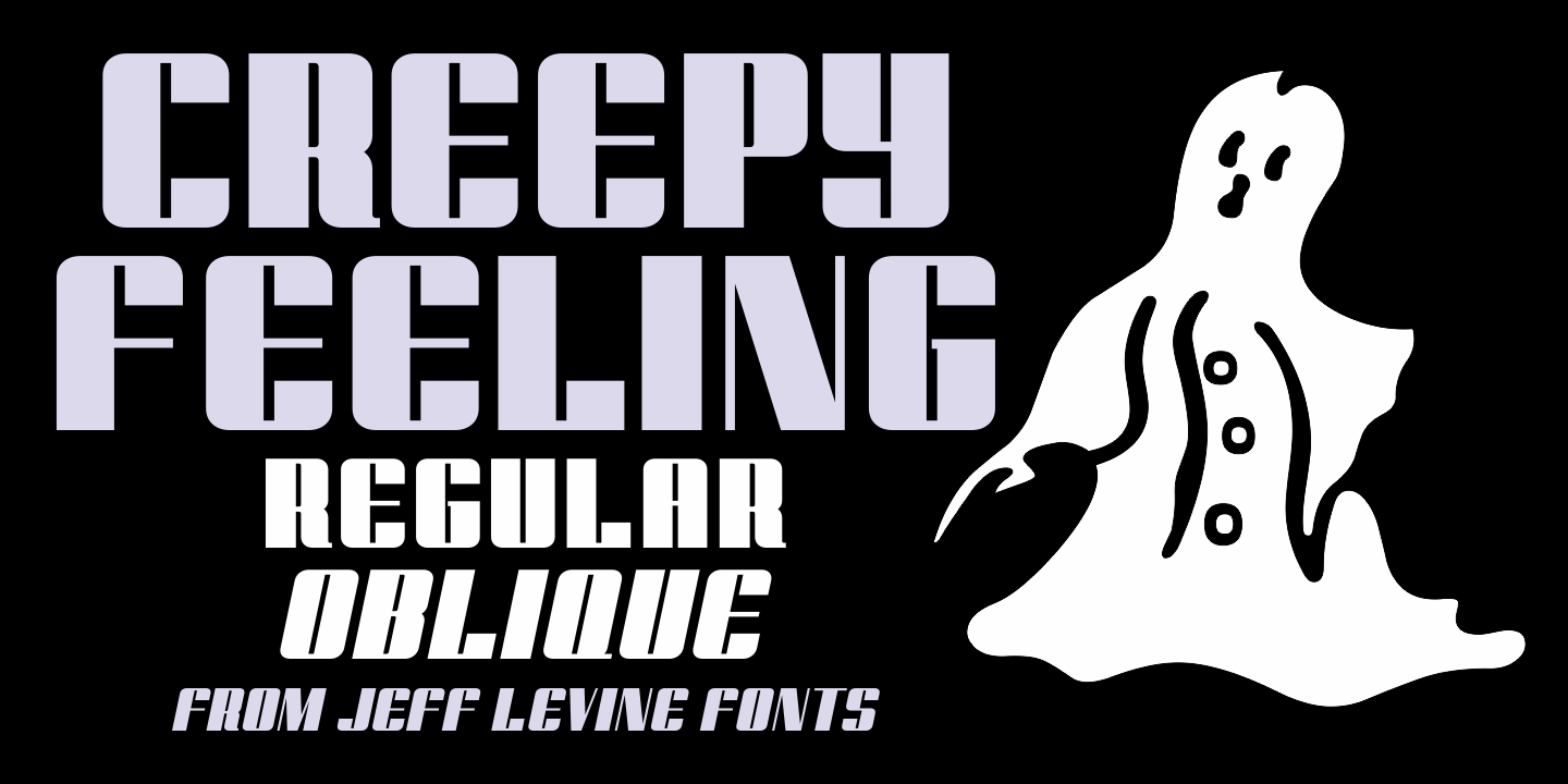 Creepy Feeling Font Family Poster