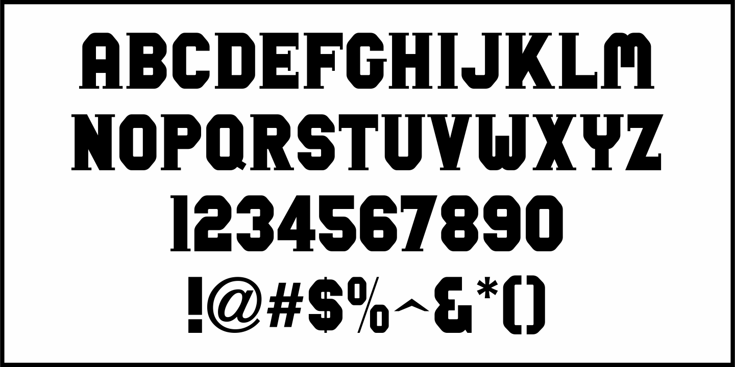 Dining Car Font Poster #3