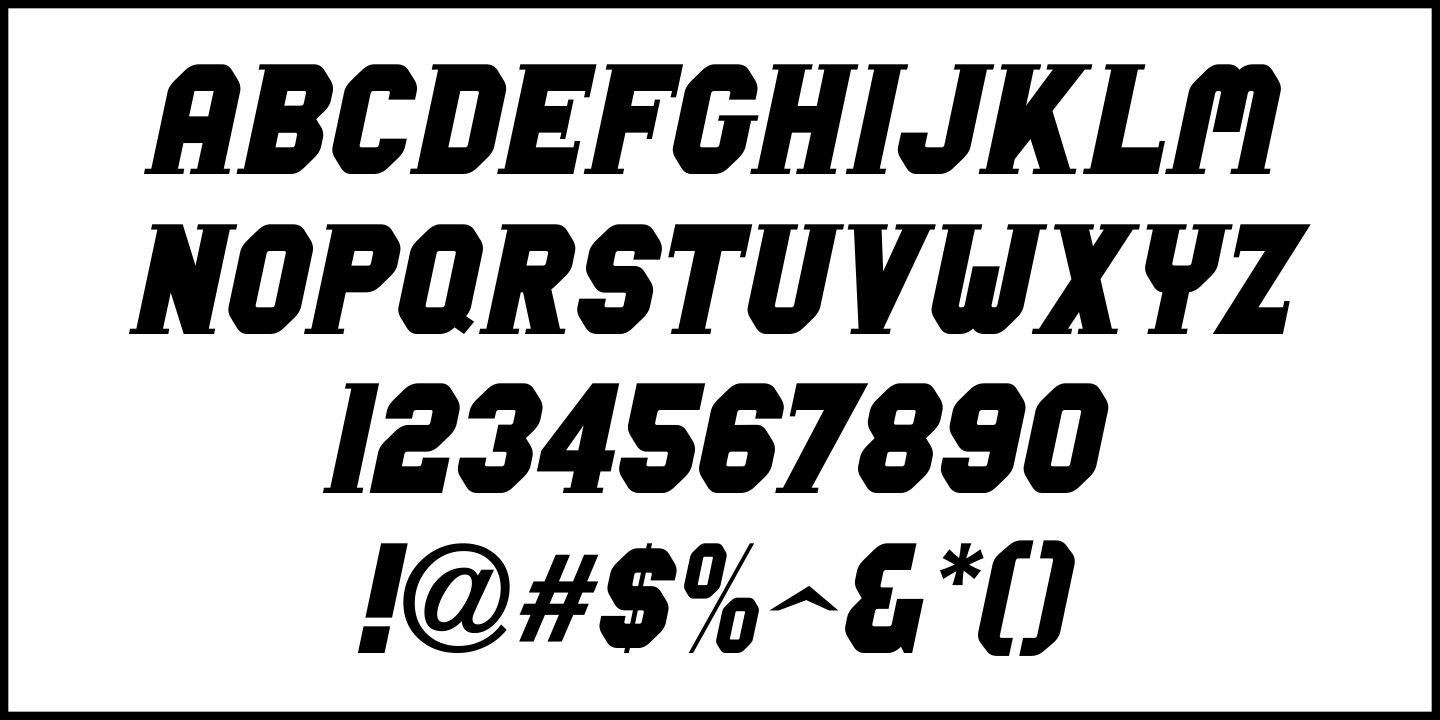 Dining Car Font Poster #5