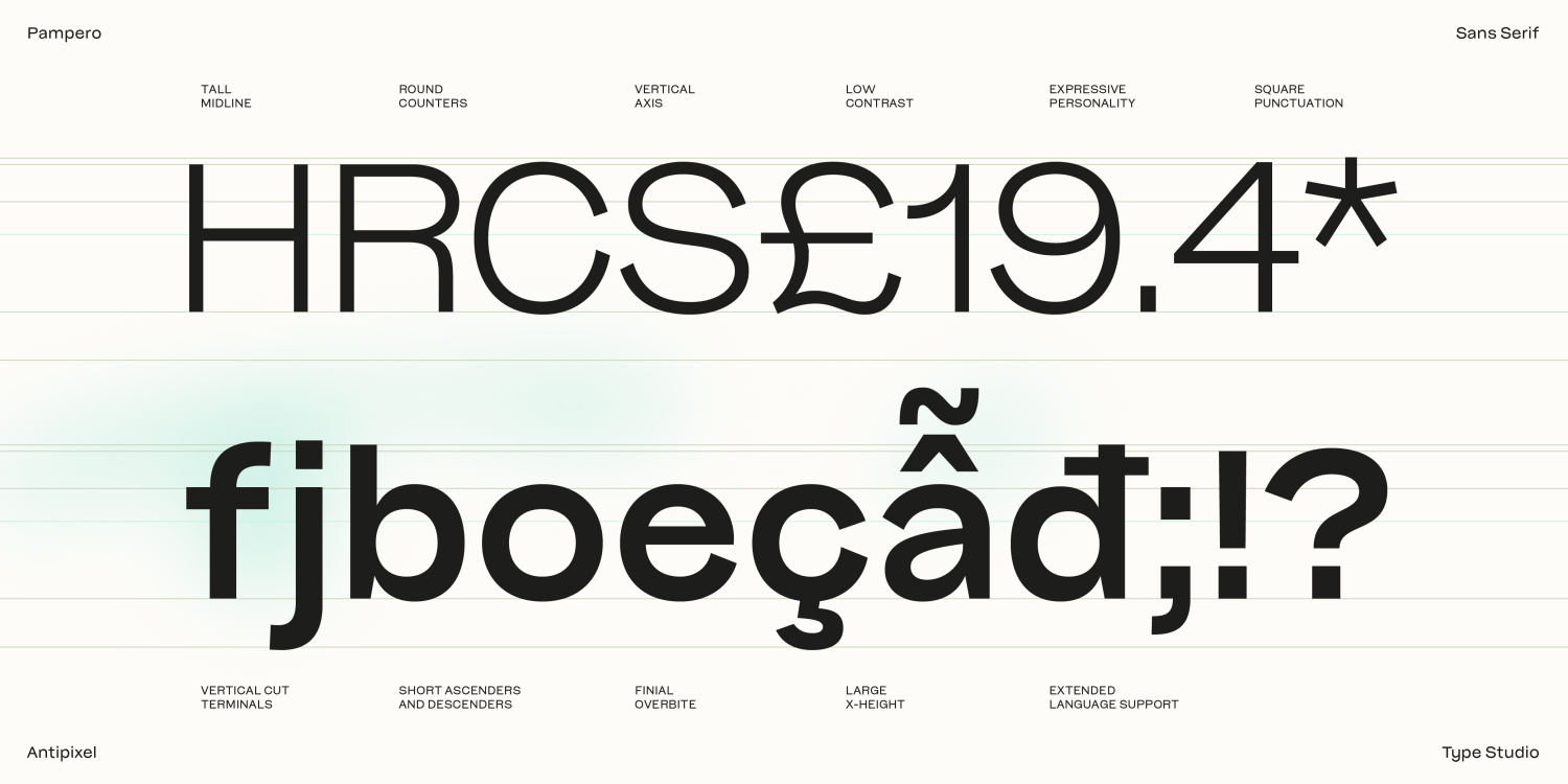 Pampero Bold Font Poster #6