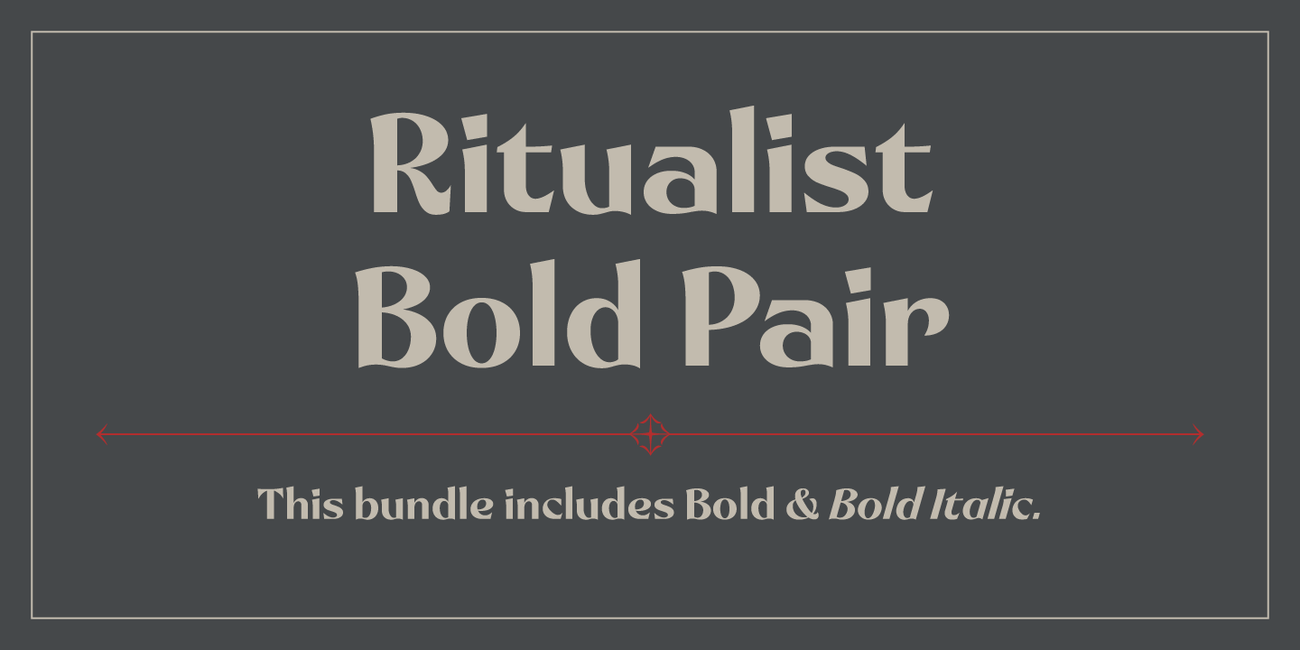 Ritualist Bold Pair Poster