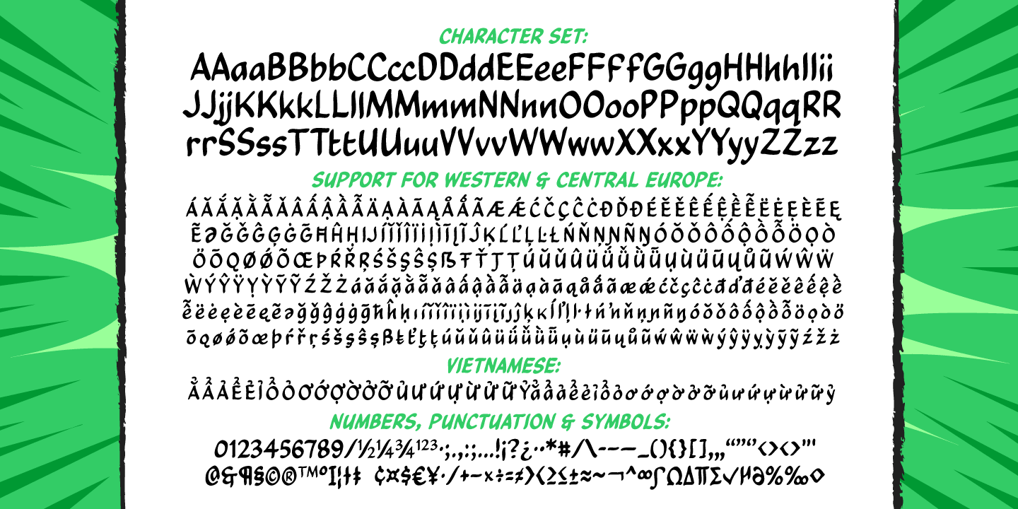Clean Cut Kid Font Poster #1