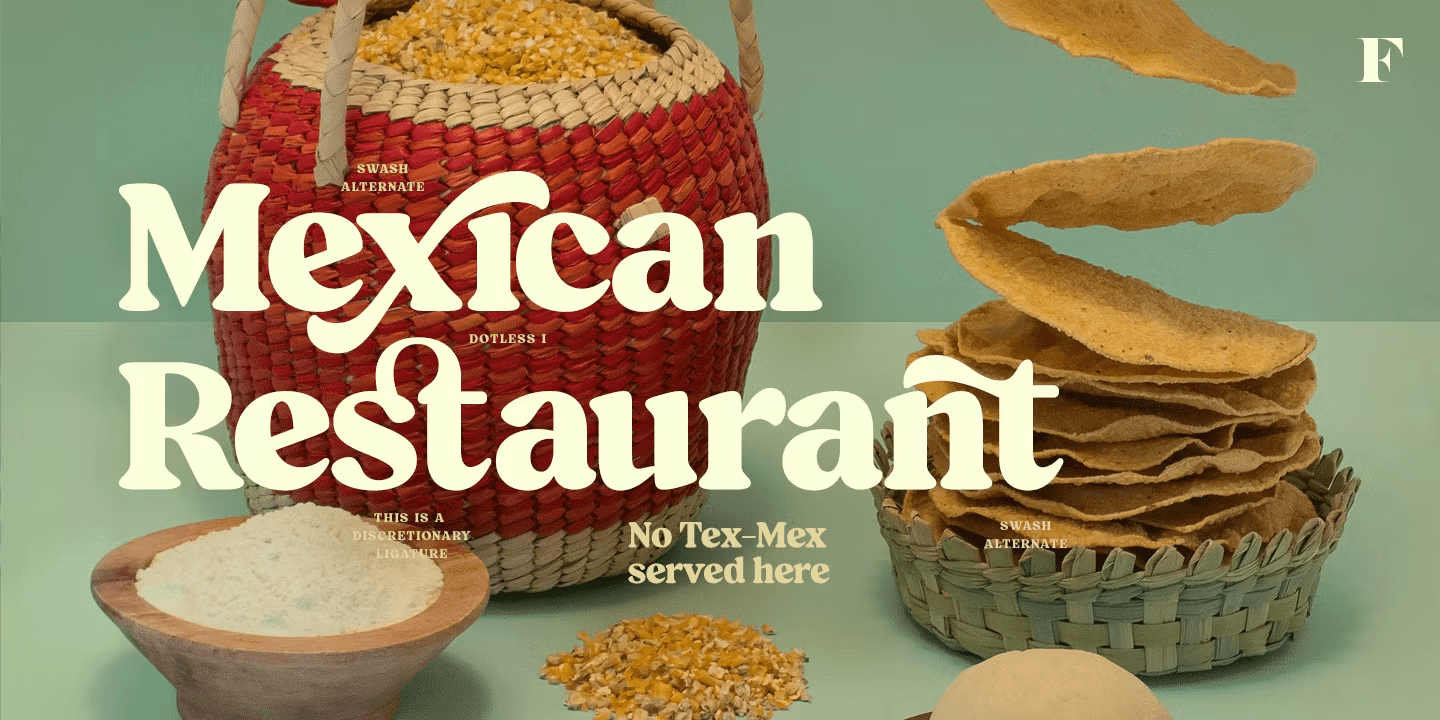 Blood Orange Bold Font Poster #1