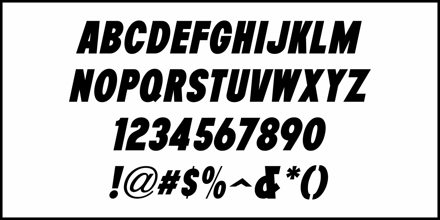 Radio Station Font Poster #1