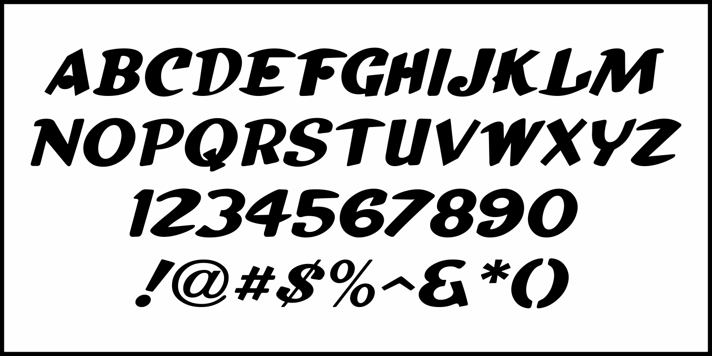 Comedy Time JNL Font Poster #5