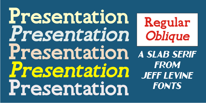 Presentation Font Poster #1