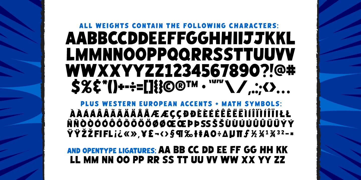 This Man This Monster Font Poster #1