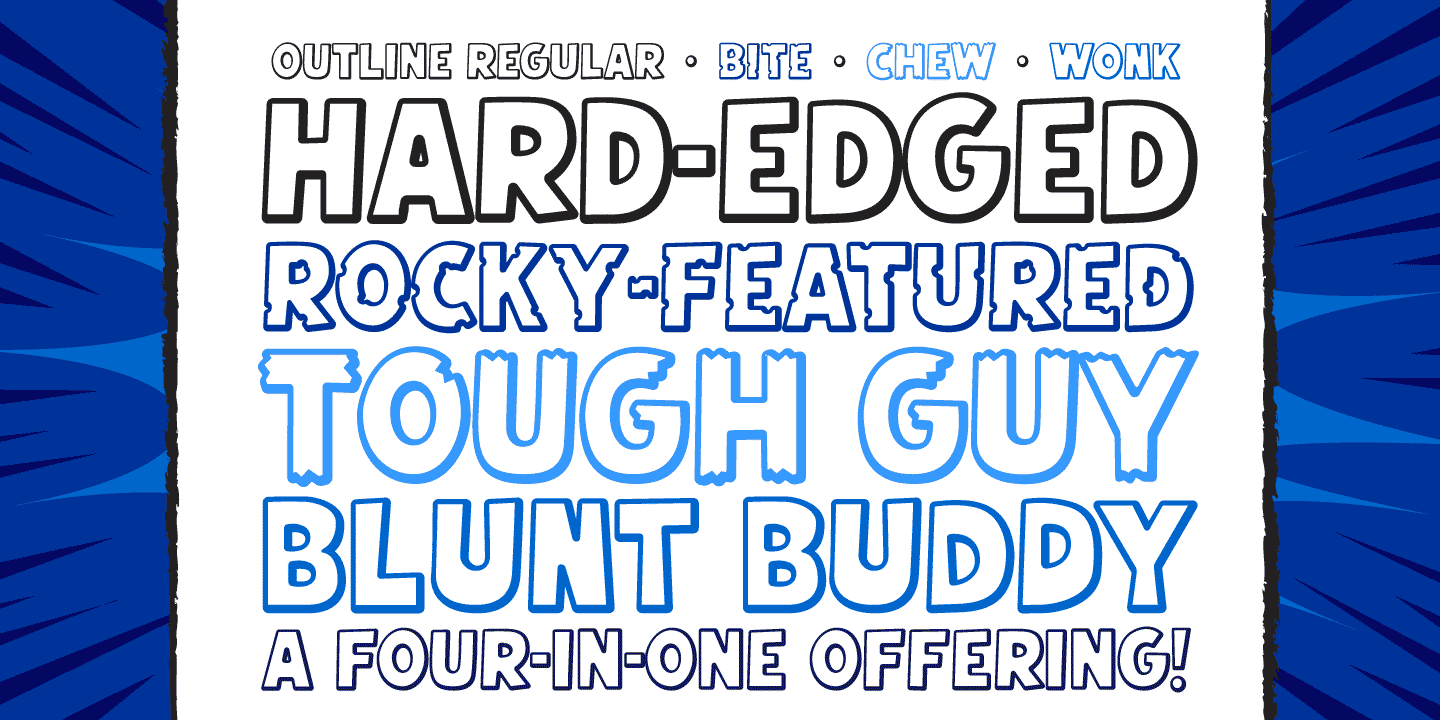 This Man This Monster Font Poster #1