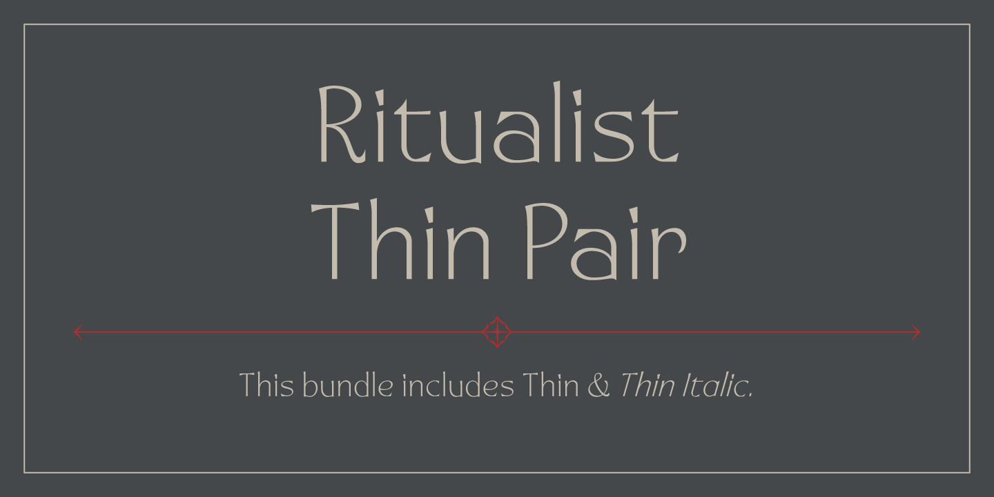 Ritualist Thin Pair Poster