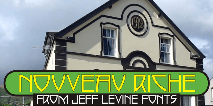 Nouveau Riche Font Family Poster