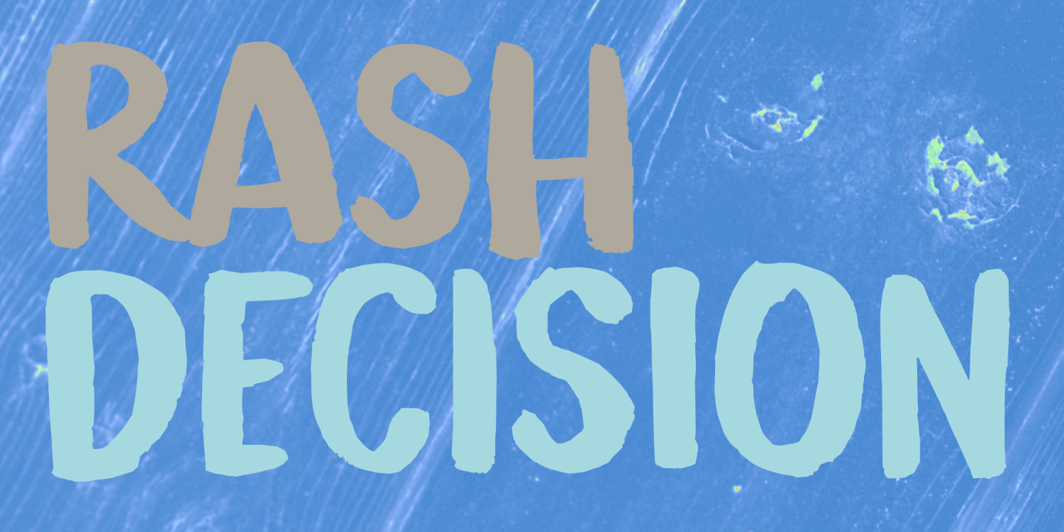 Rash Decision Font Poster #1