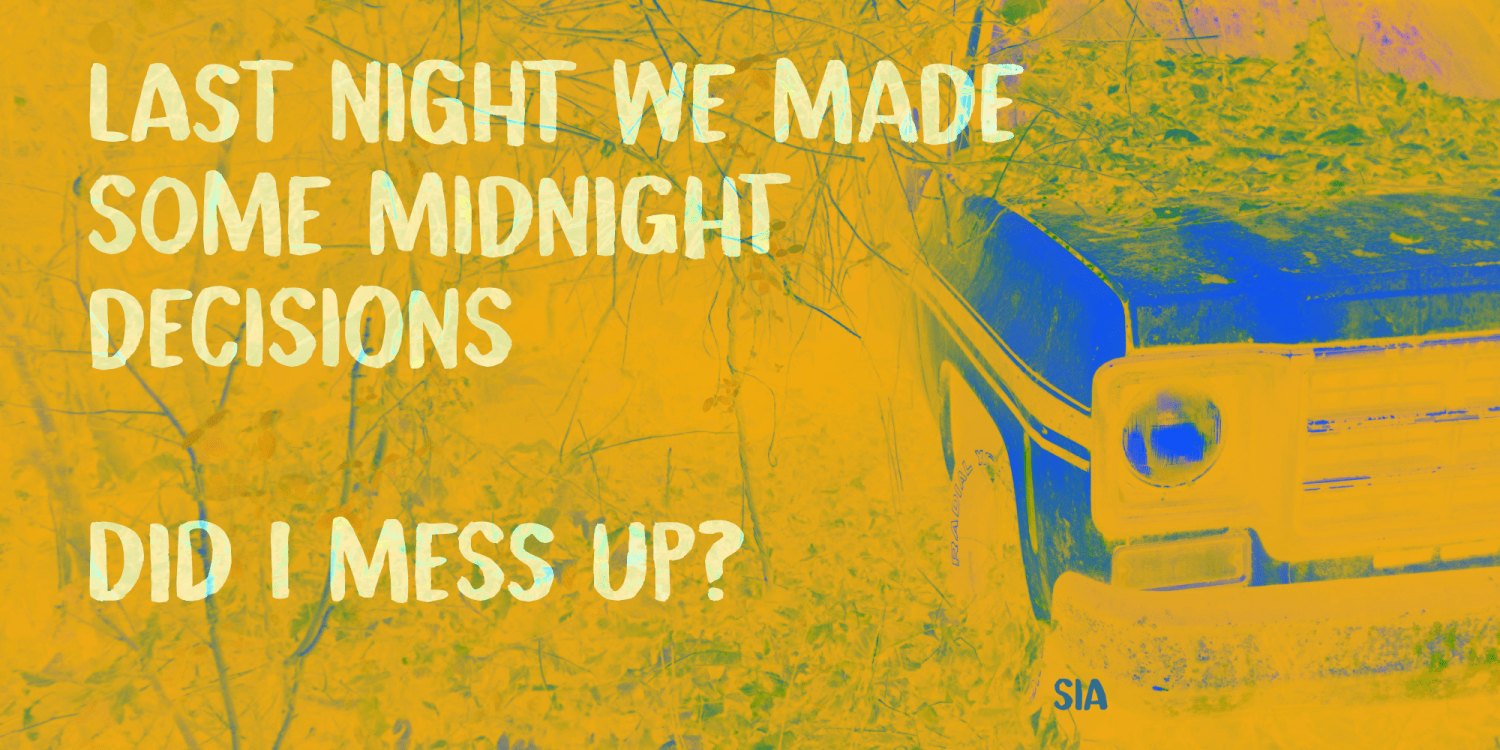 Rash Decision Font Poster #1