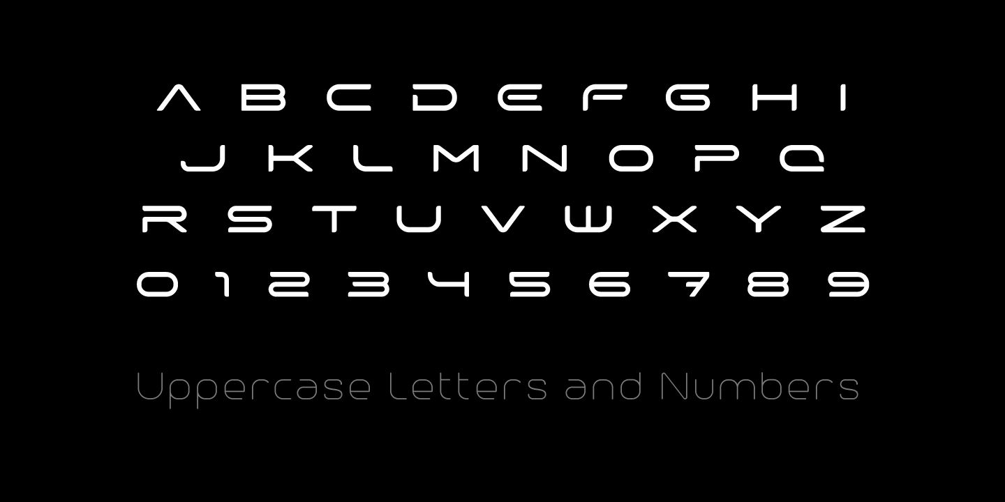Xspace Regular Font Poster #6