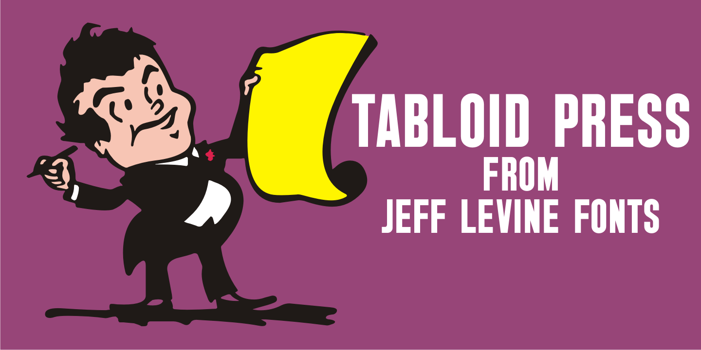 Tabloid Press Font Family