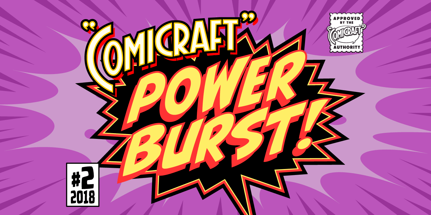 Comicraft Powerburst Font Poster #1