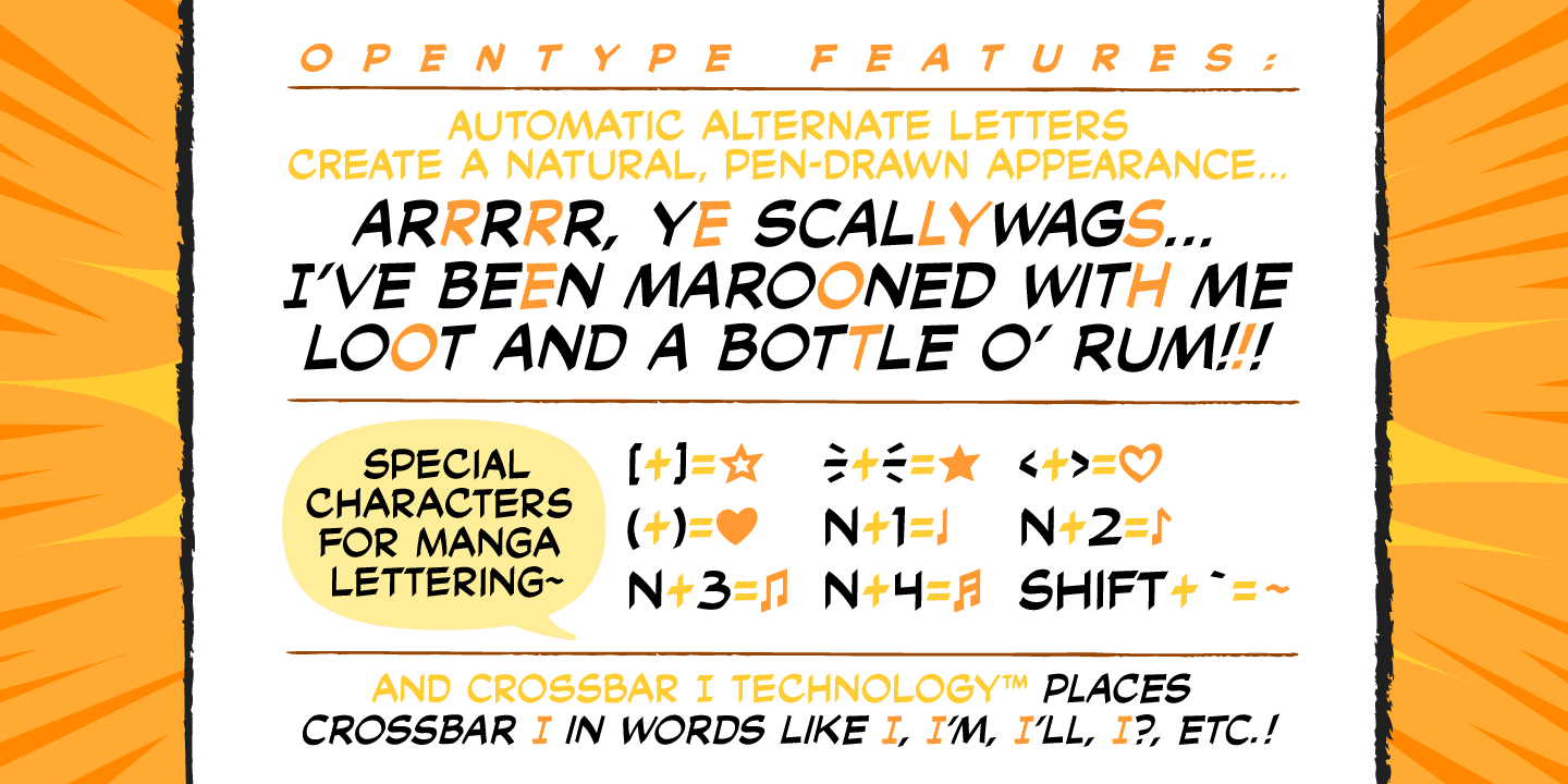 Cutthroat Font Poster #1