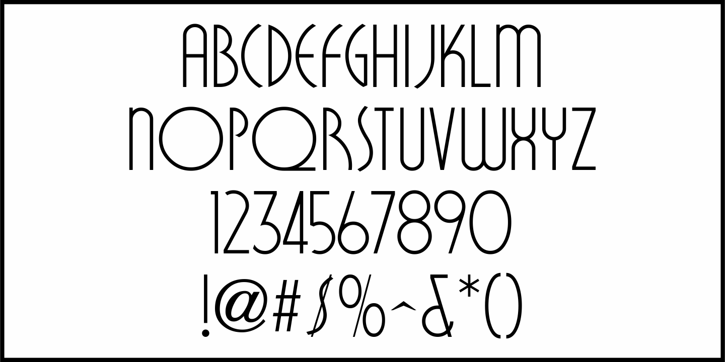 Theater Seats Font Poster #1