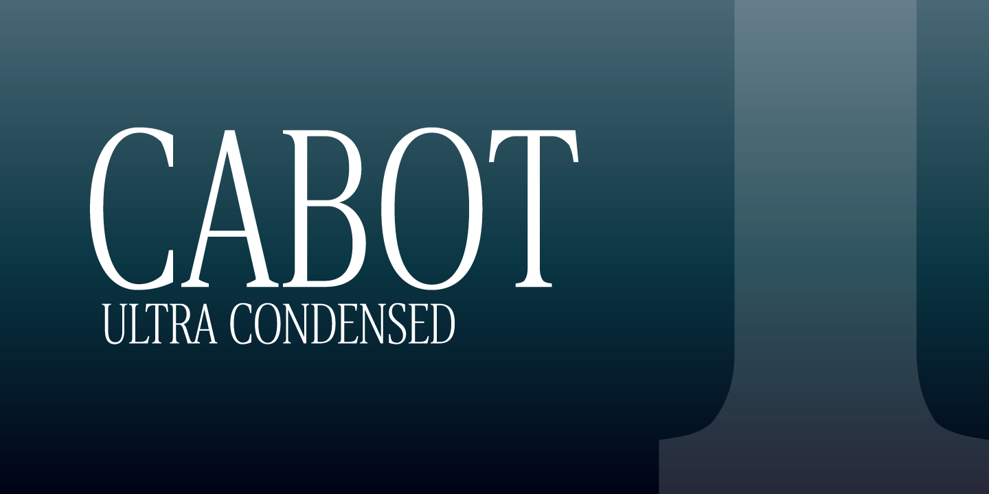 Cabot Ultra Condensed Poster