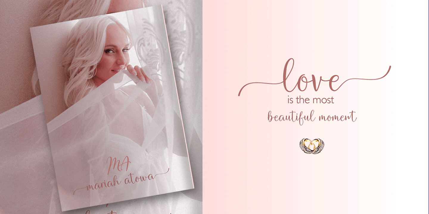 Heirley Script Font Poster #2