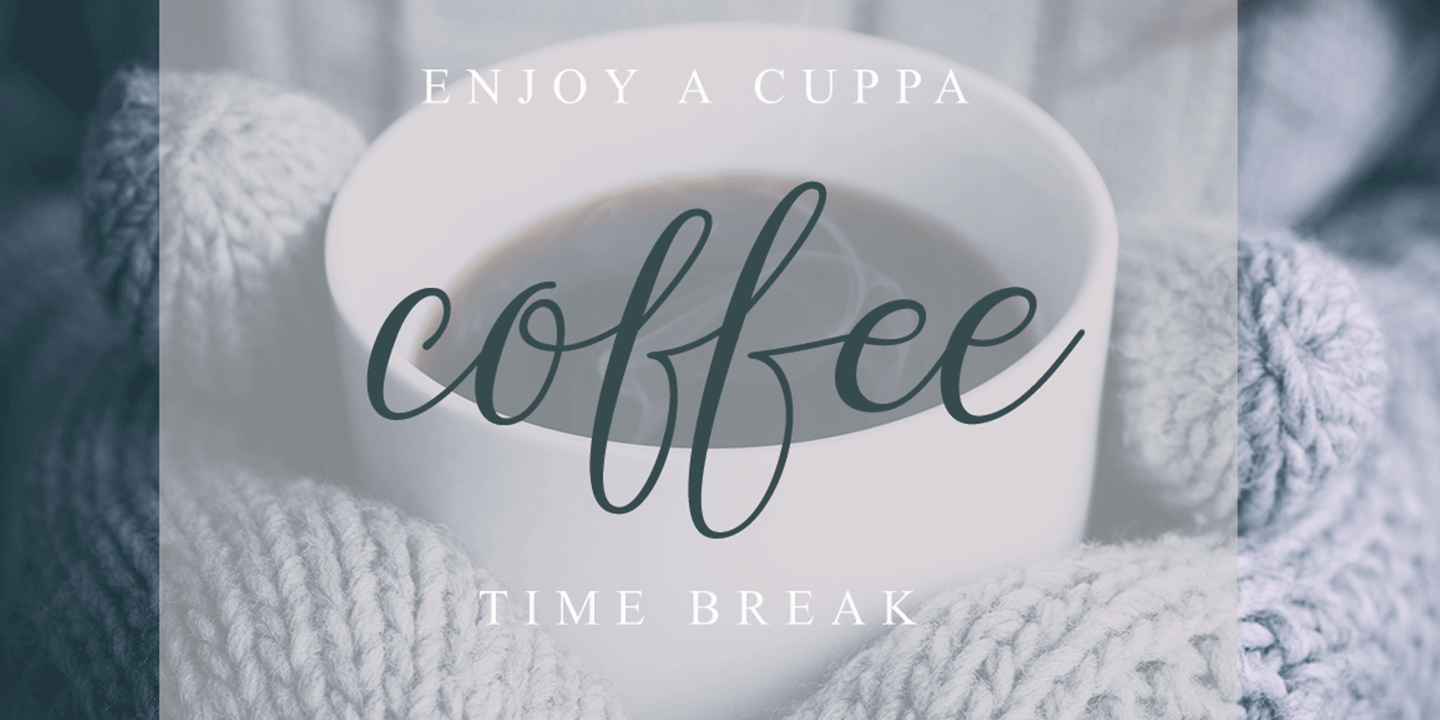 Heirley Script Font Poster #5