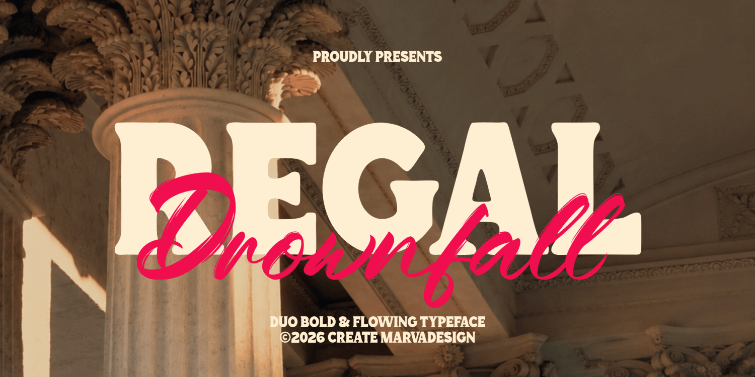 Regal Drownfall Font Family