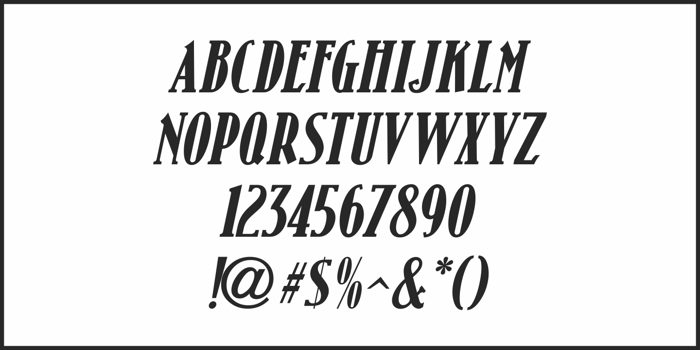 Tightwad Font Poster #1