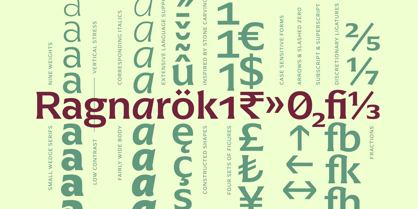 Arpona Font Poster #1