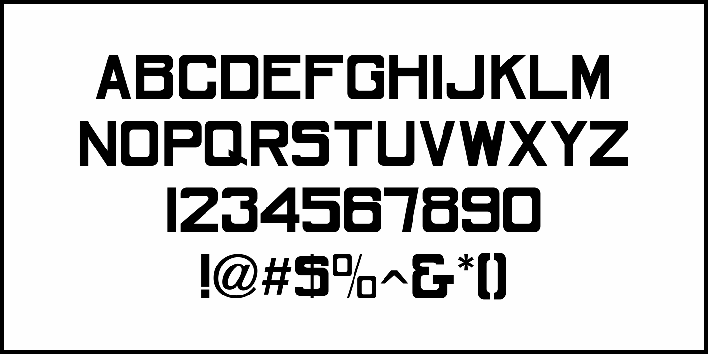 Poster Project Font Poster #1