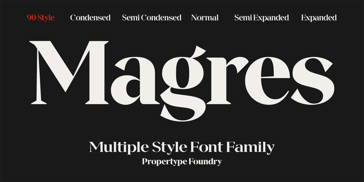 Magres Font Family
