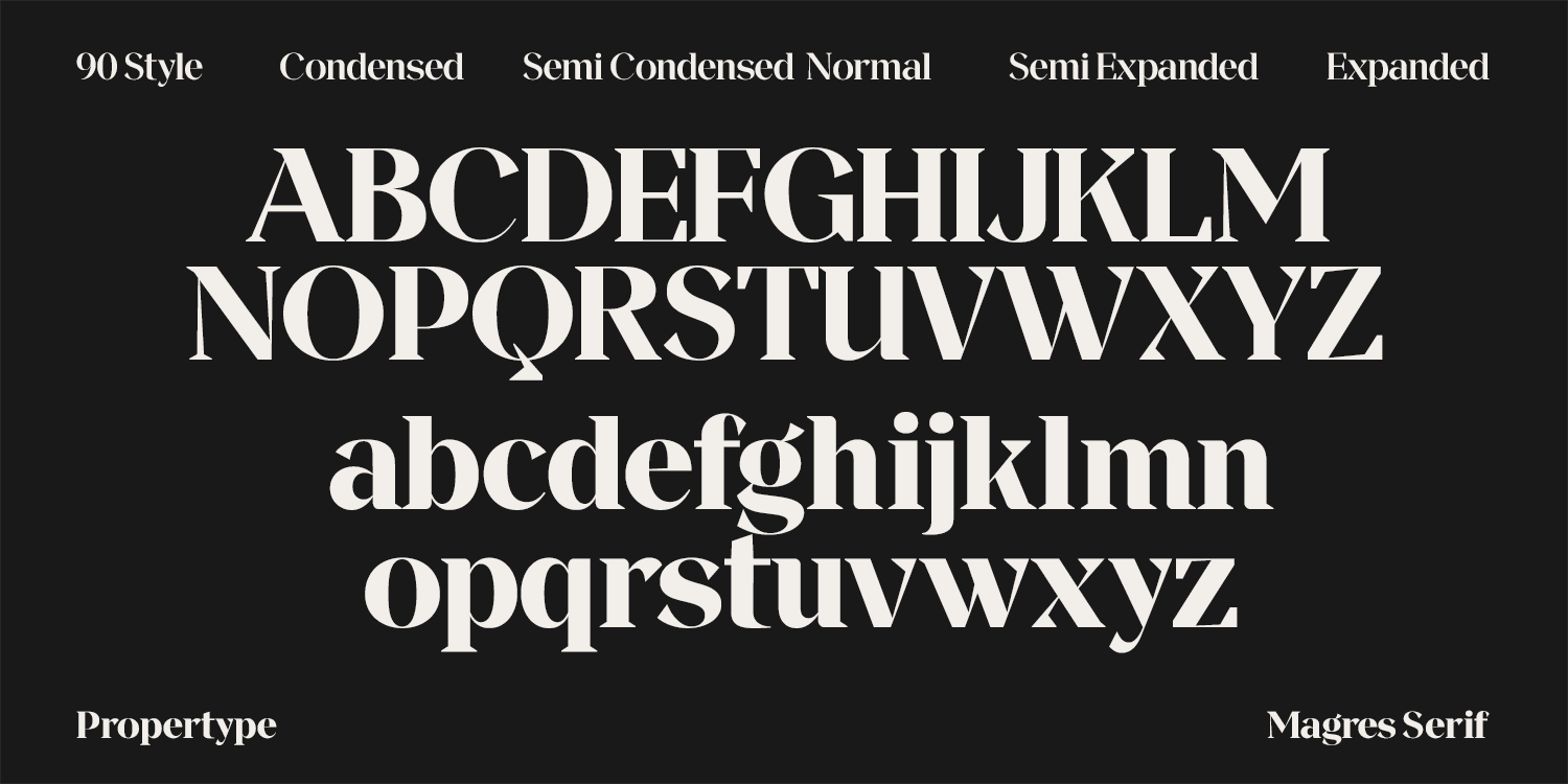 Magres Font Family Poster