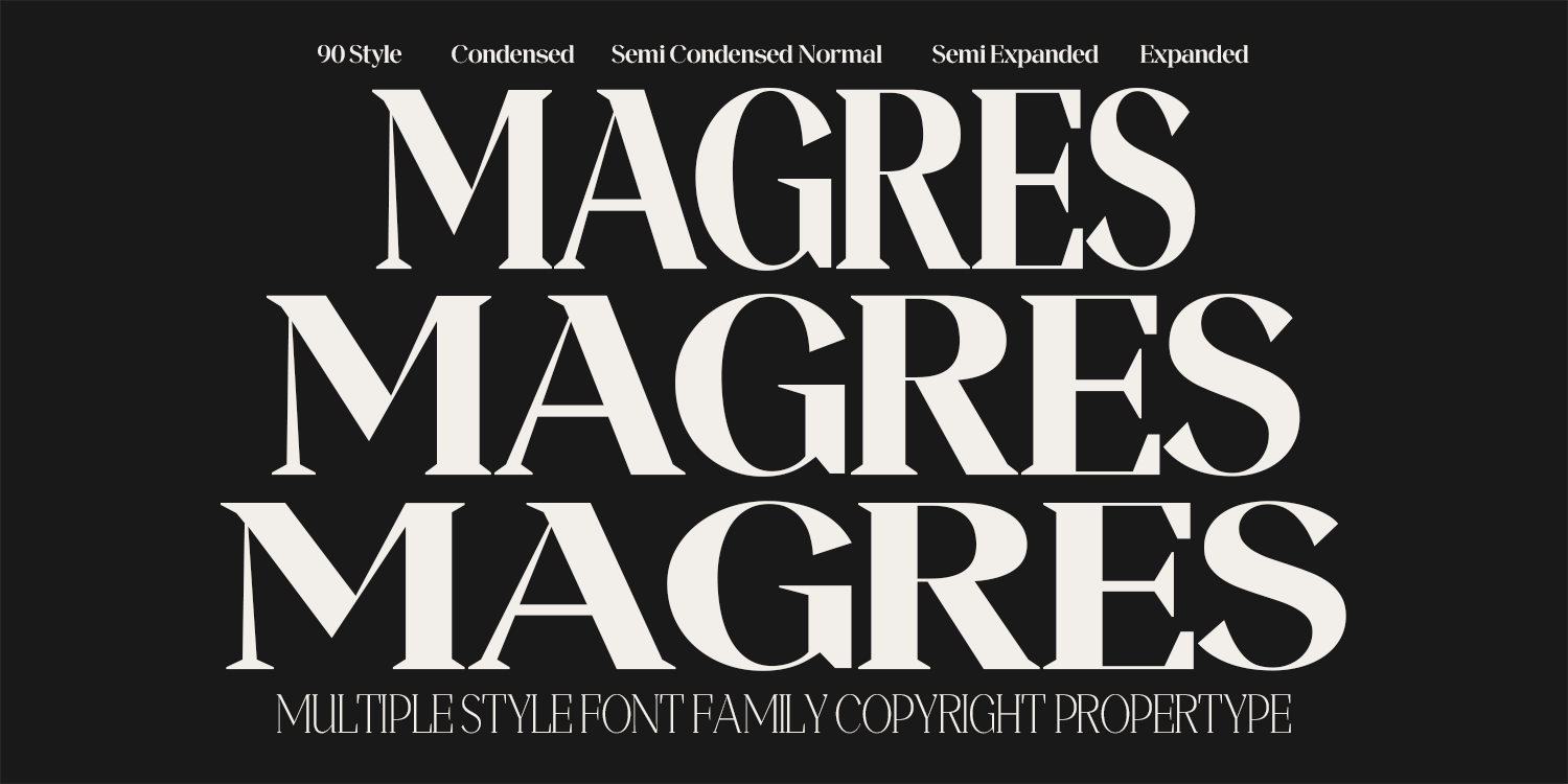 Magres Font Poster #5