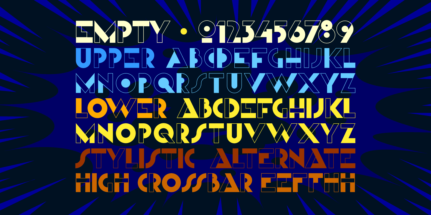 Dutch Courage Half & Half Font Poster #1