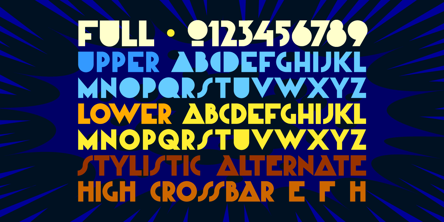 Dutch Courage Half & Half Font Poster #1