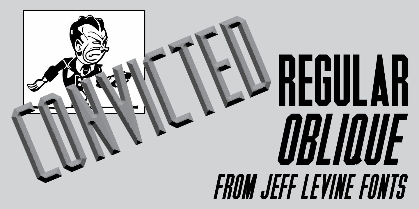 Convicted Font Poster #1