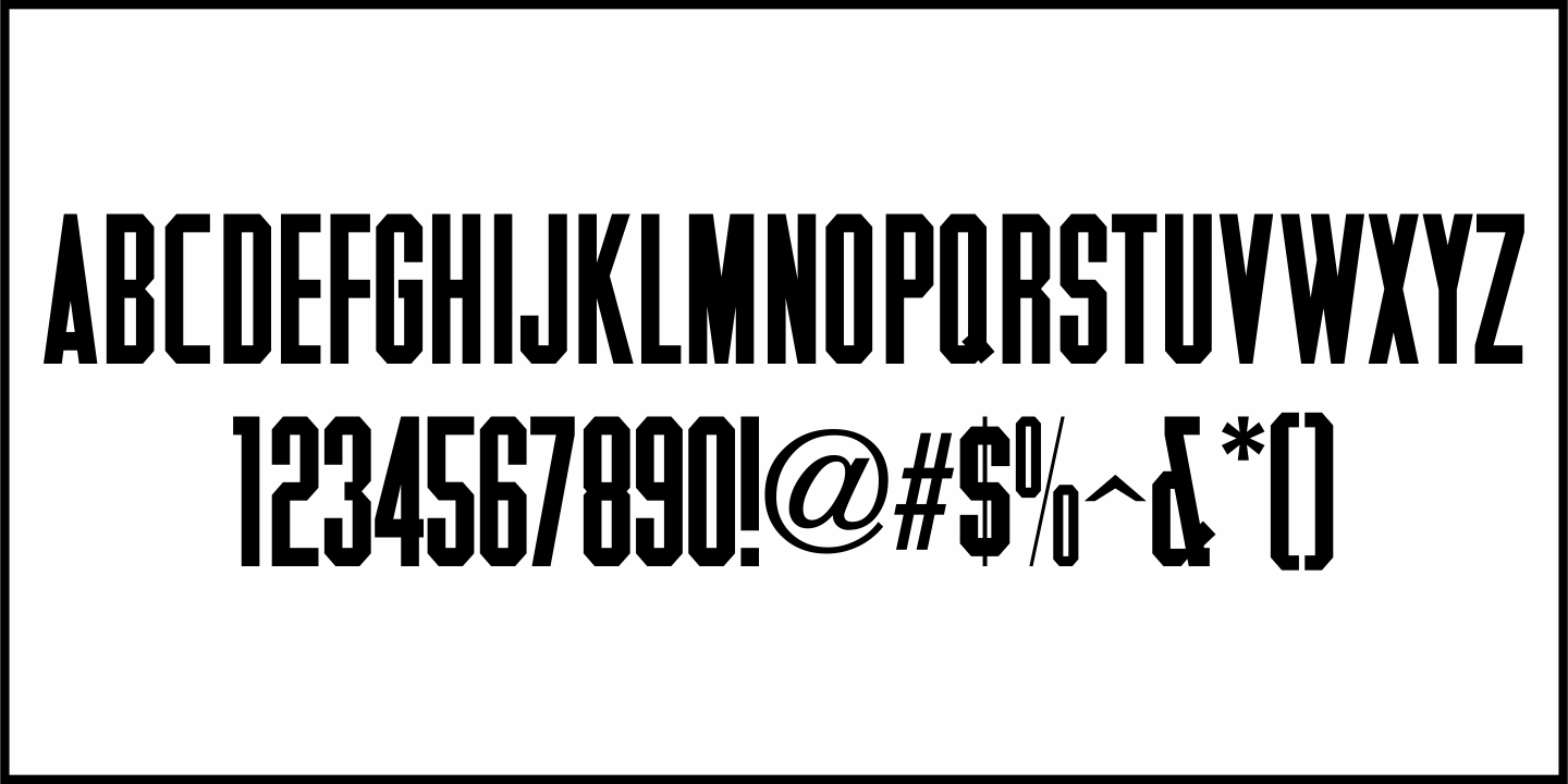 Convicted Font Poster #1