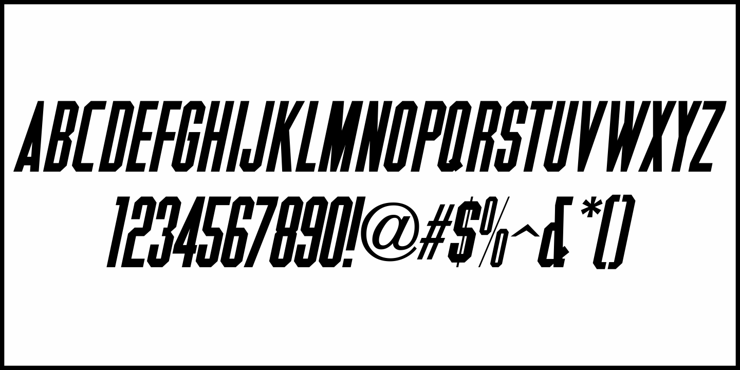 Convicted Font Poster #1