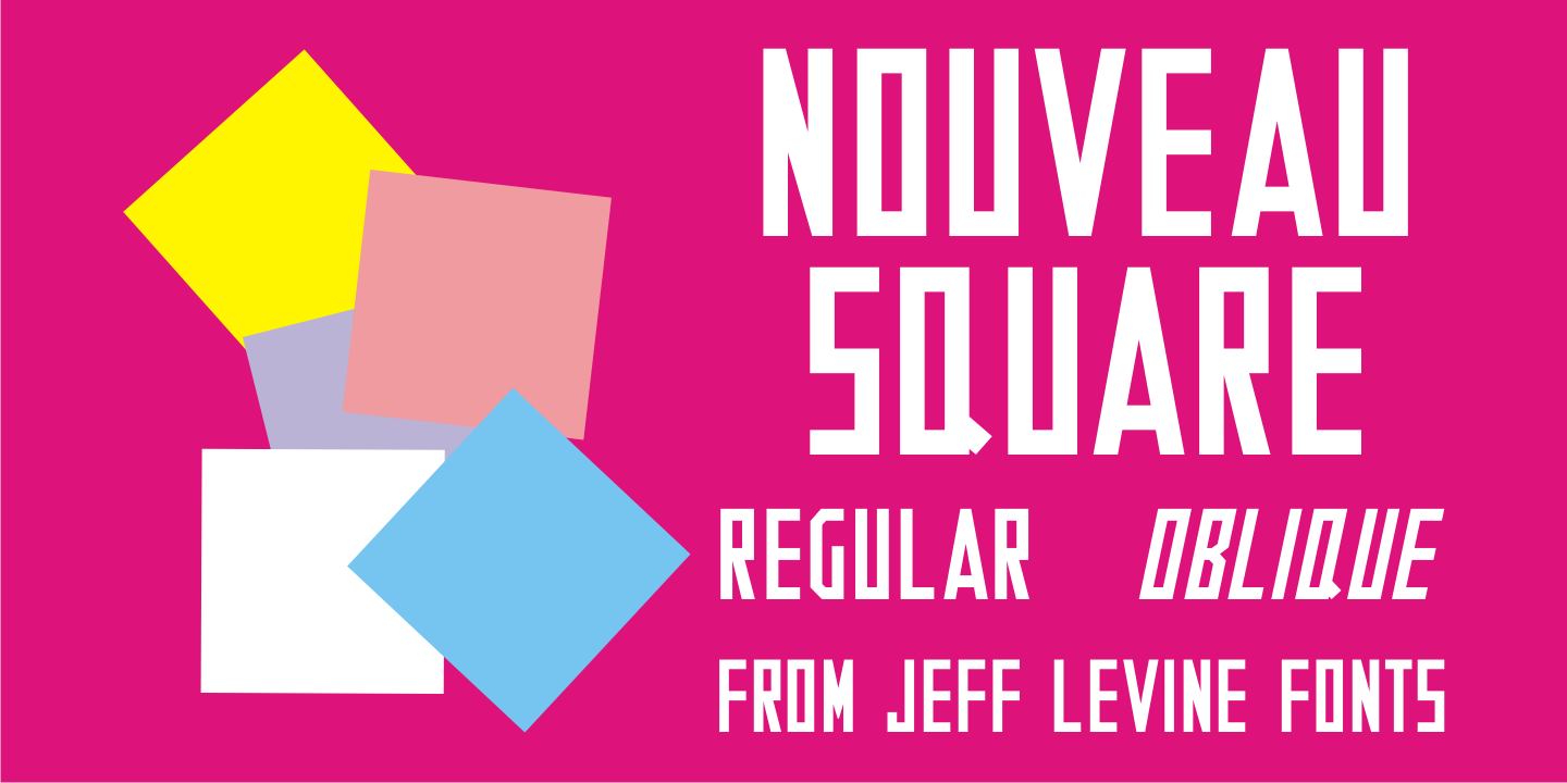 Nouveau Square Font Family
