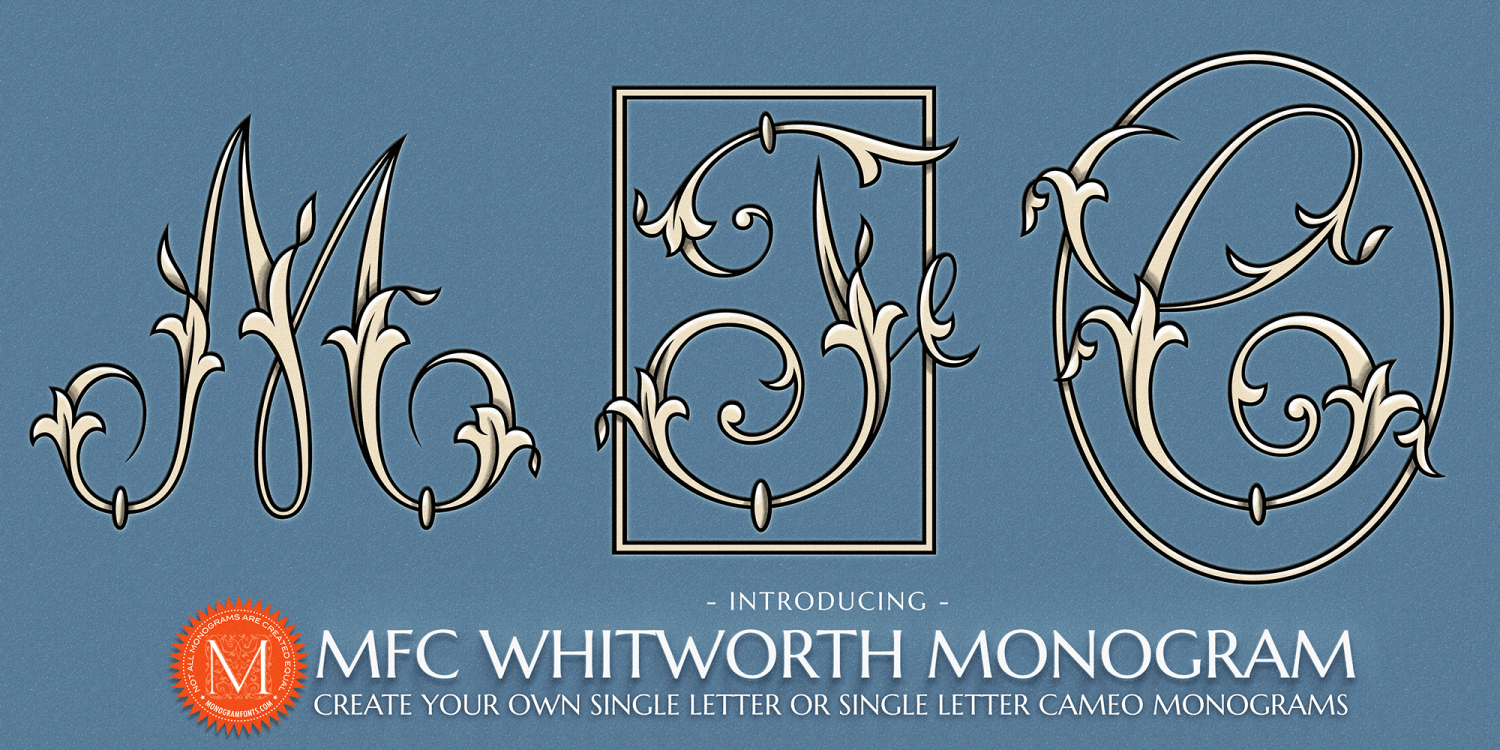 MFC Whitworth Monogram Poster
