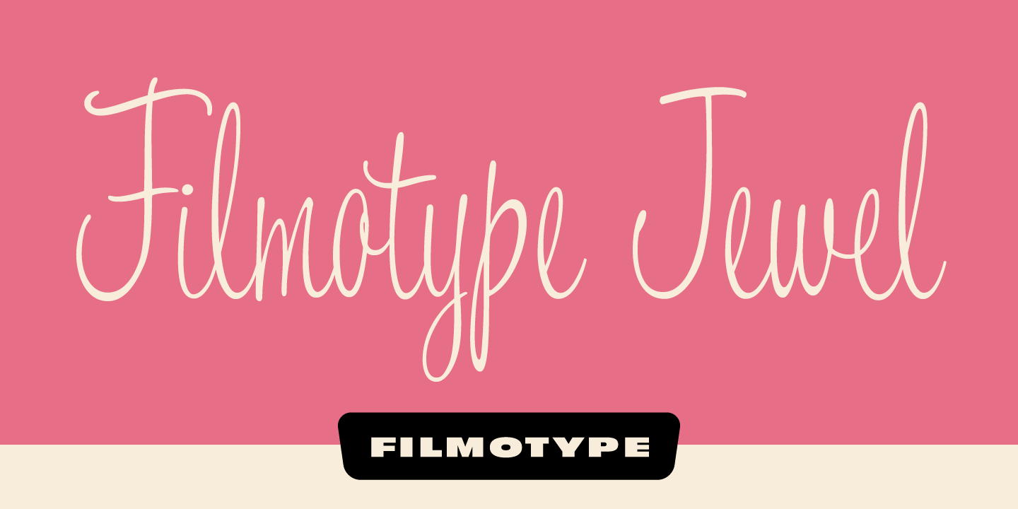 Filmotype Jewel Poster
