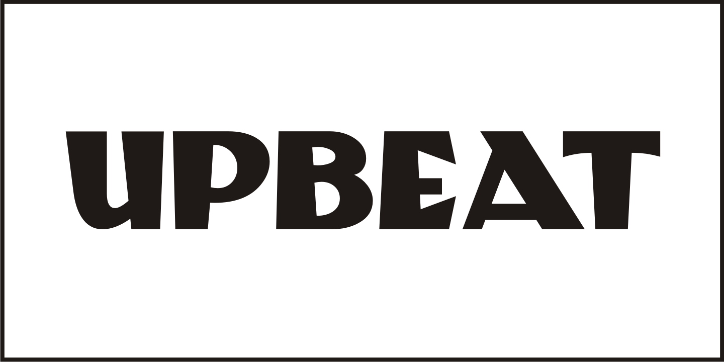 Upbeats Font Poster #2