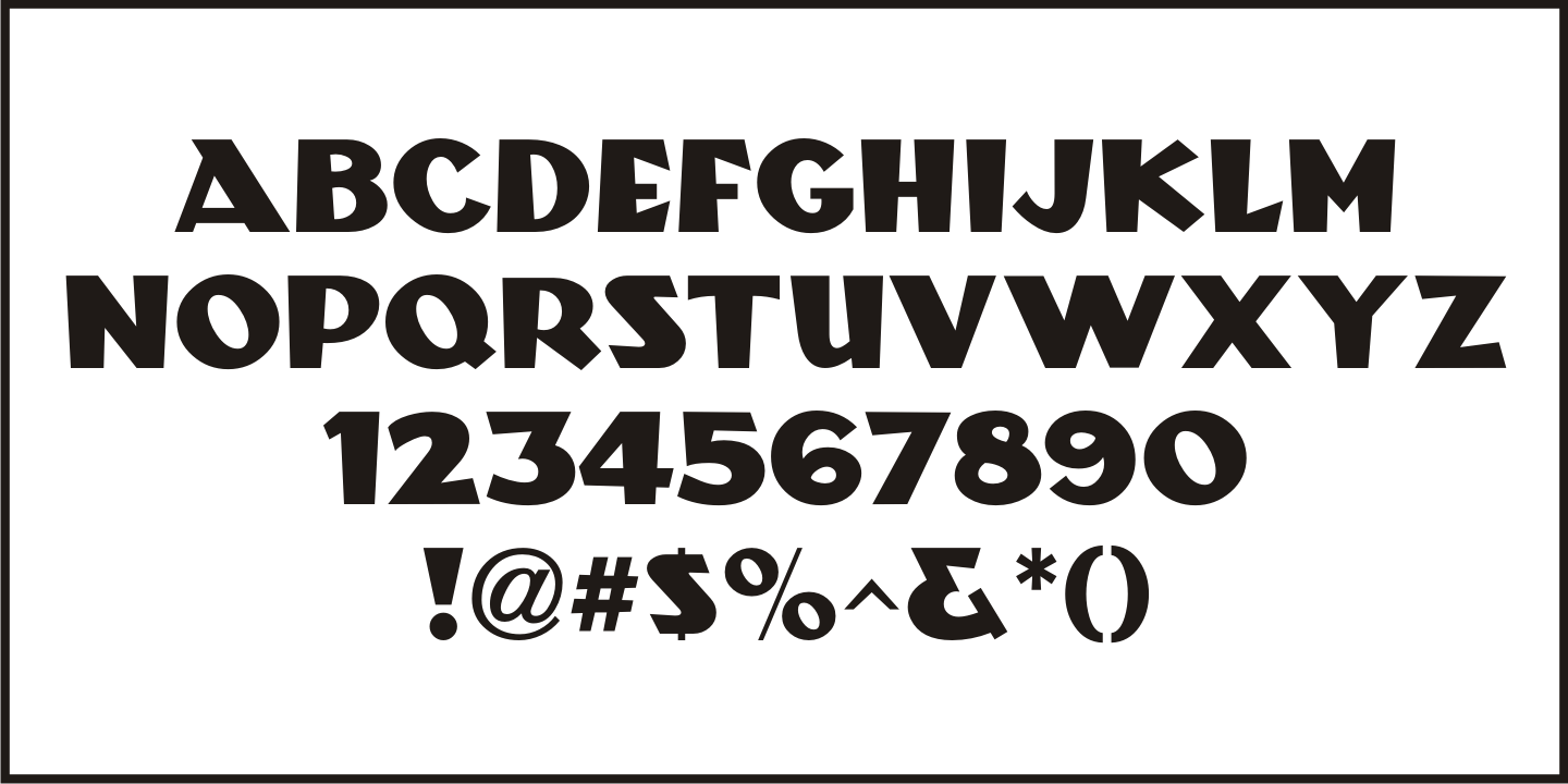 Upbeats Font Poster #3