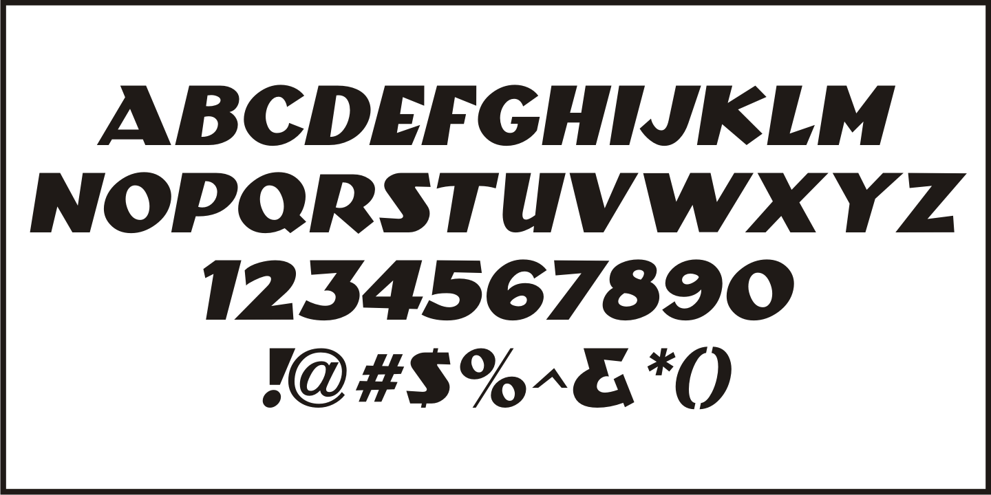 Upbeats Font Poster #5
