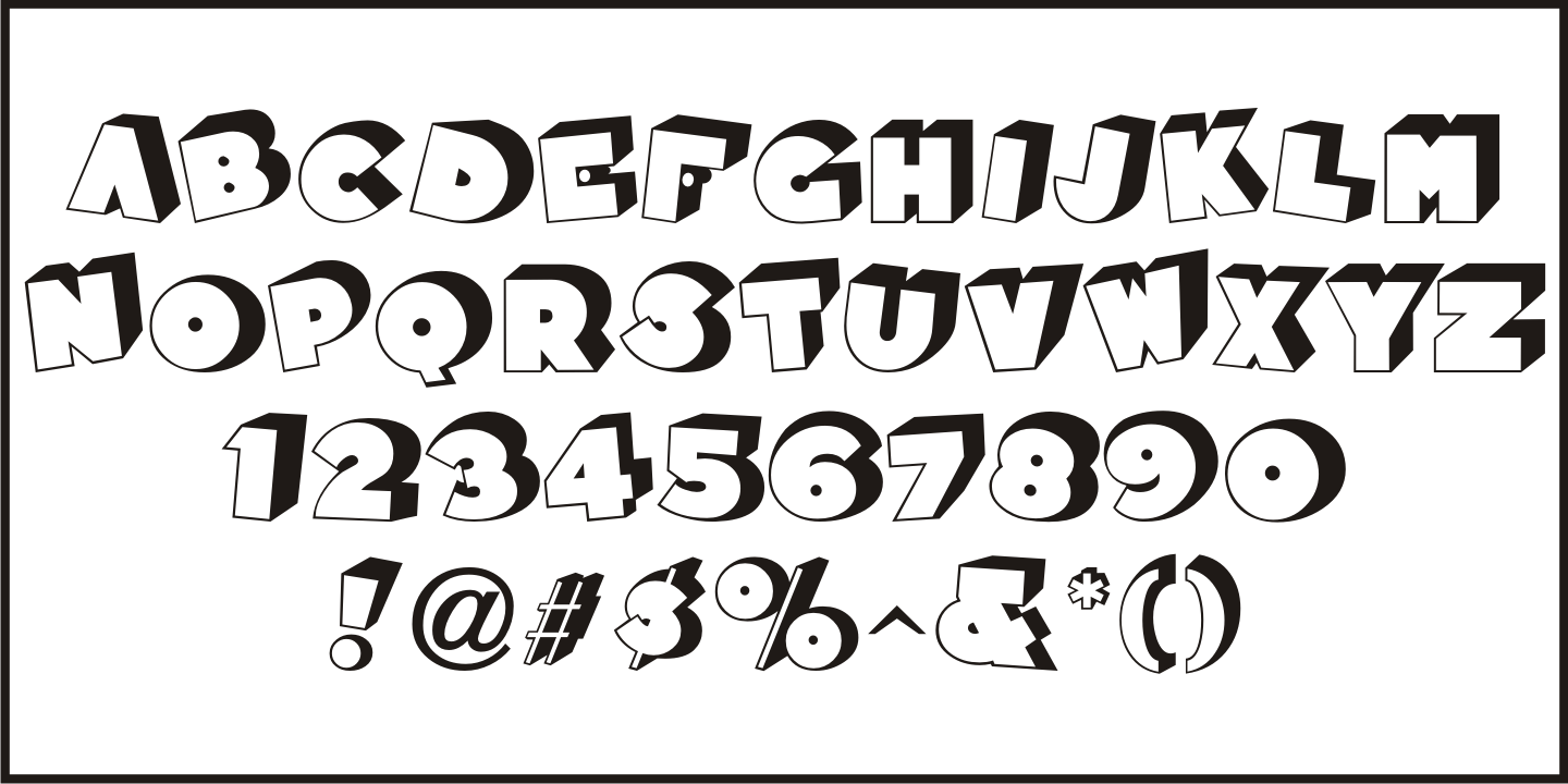Silly Behavior Font Poster #1