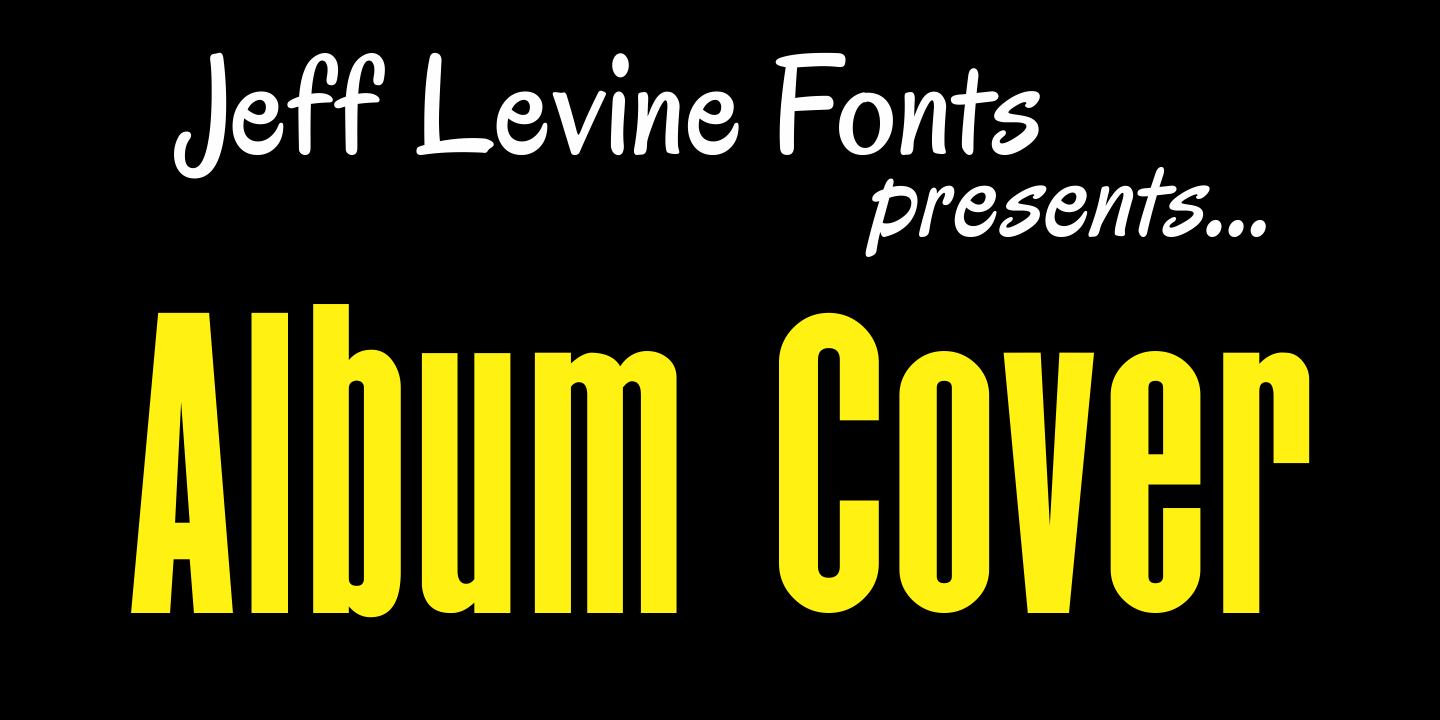 Album Cover Font Poster #1