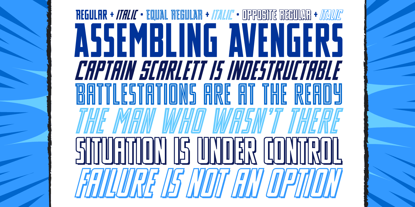 Stand by 4 Action Font Poster #1