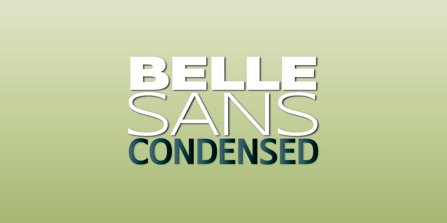 Belle Sans Condensed Poster