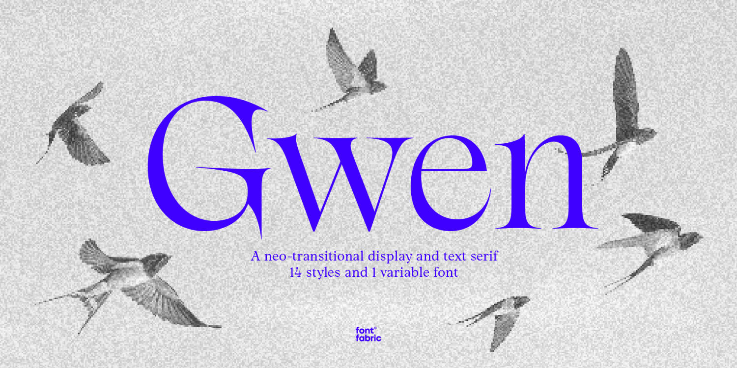 Gwen Font Poster