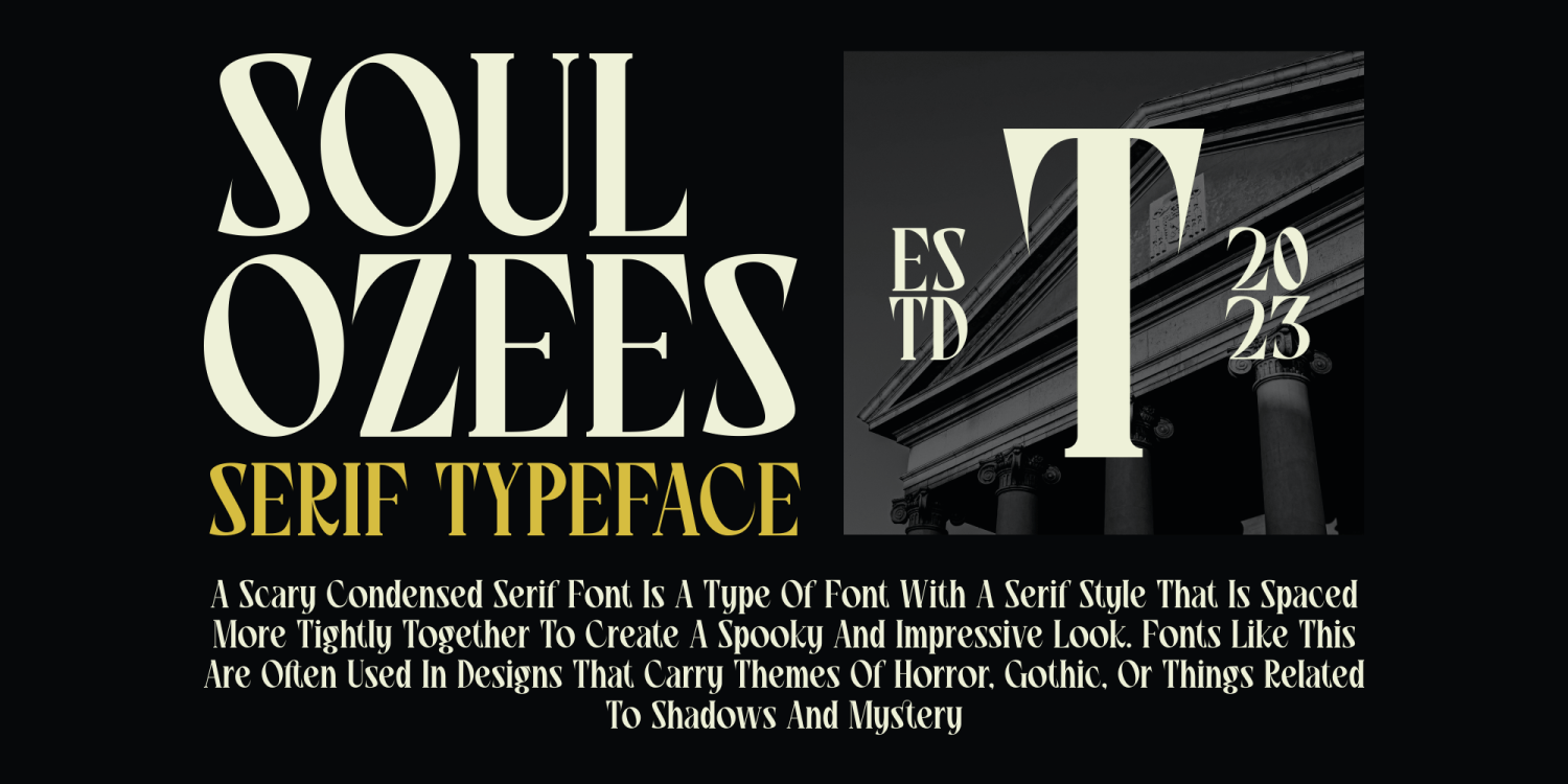 Soul Ozees Font Poster #1